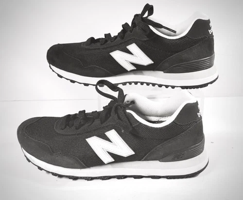 NEW BALANCE 515 RETRO WALK/RUN SNEAKERS -WOMEN'S SIZE 7- WL515BLK - SUEDE & MESH