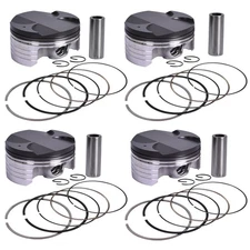4x STD 75mm Piston Rings Pin Circlips for Honda CBR1000RR Fireblade 2004-2007