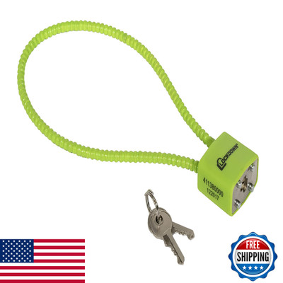 Lockdown 15 Inch Cable Gun Lock Non-Marring California Doj Approved Design And