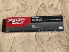 Mac Tools Metric Chrome 10 Pc Universal Socket Set 38 Drive Sxmu106brpt Nib