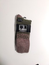 b.ella -women's socks -green- angora Blend - Made in USA **N5**