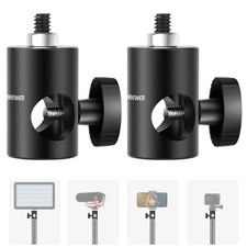 Neewer 2-Piece Adapter Set With 1/4 Screws, Multifunctional Light Stand Adapter 