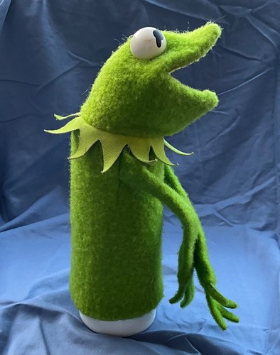 Vintage 1978 Fisher Price 10” Kermit The Frog Plush Jim Henson Muppet Puppet - Picture 4 of 9