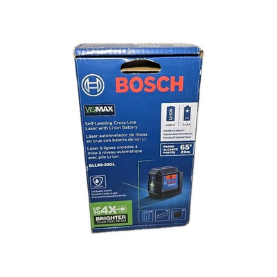 #ad Bosch GLL50 20G 65ft Green Beam Self Leveling Cross Line Laser BRAND NEW $75.00