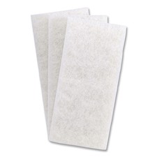 3M 08003B 4.62 in. x 10 in. Utility and Burnish Pads - White (10/Carton) New