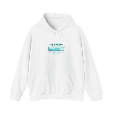 Stay Hydrated Progress Bar Hoodie | Hydration Tracker, Drink Water Reminder