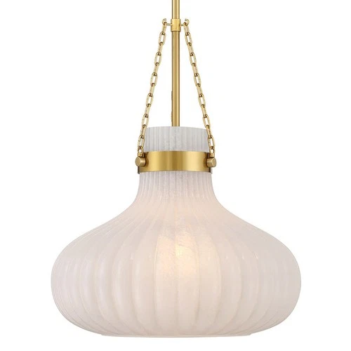 Bellevue SHP77026 15"W Pendant - Brass - Picture 1 of 11