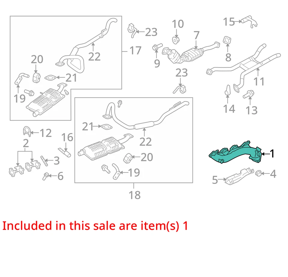 Ford Crown Victoria 2003 turbocompresor colector de escape con turbocompresor ZS5CT Foto 3 de 4