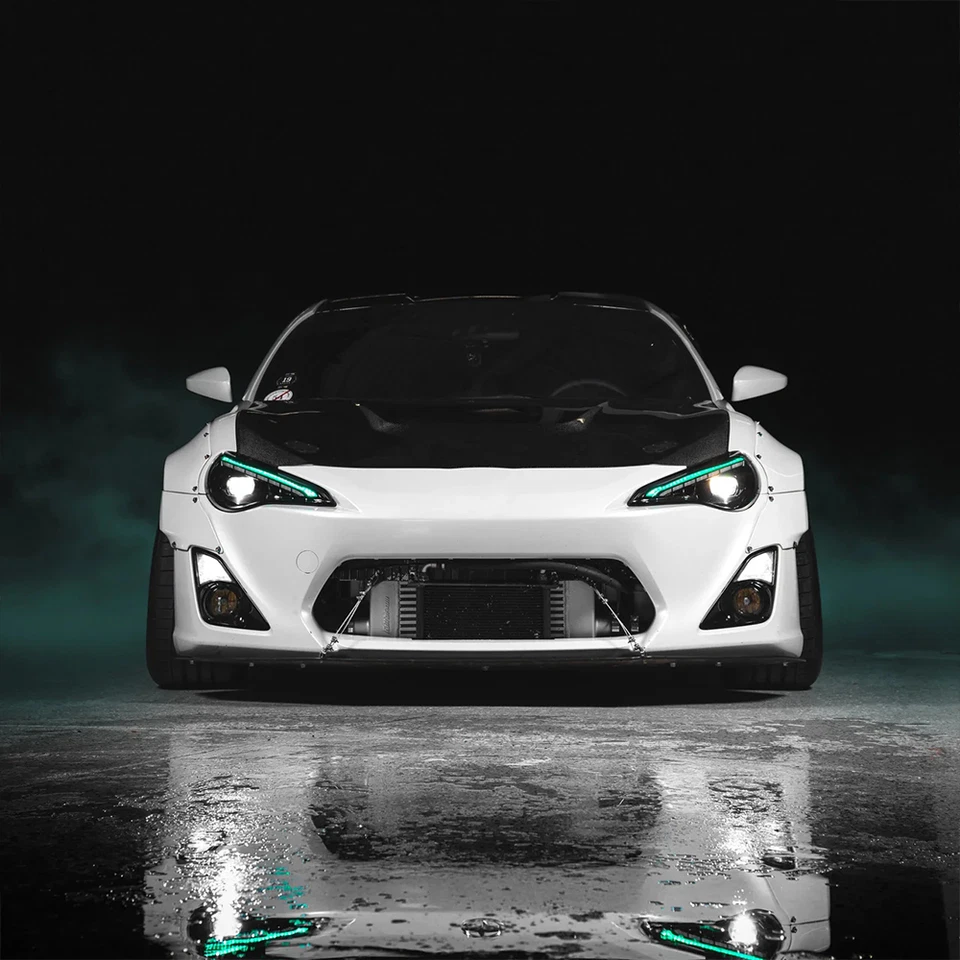 RGB Headlight For 2012-2016 Scion FR-S 2012-2021 Toyota 86 2013-2021 Subaru BRZ Foto 4 de 4