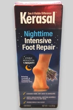 Kerasal Nighttime Intensive Foot Repair Ointment, 1 OZ