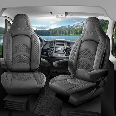 Sitzbezüge Wohnmobil Schonbezüge passend für Weinsberg Grau 432L50