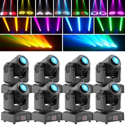LED Moving Head Stage Lighting 150W RGBW DJ DMX Spot Beam Bar Disco Party Lights