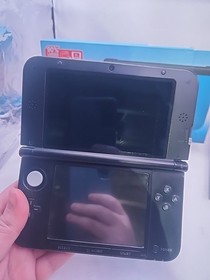 Nintendo 3DS XL Blue & Black 4GB Memory CIB w/ Manual + Charger Tested & Working