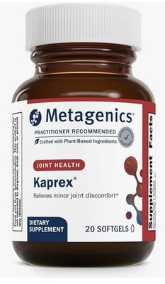 Metagenics Kaprex Plant-Based Joint Support Comfort Mobility Supplement 20sgel