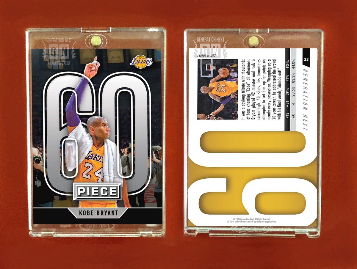 【50枚限定】Kobe Bryant NBA カード Lakers Kobe Bryant / 60 Piece / LA Lakers / Generation Next | eBay