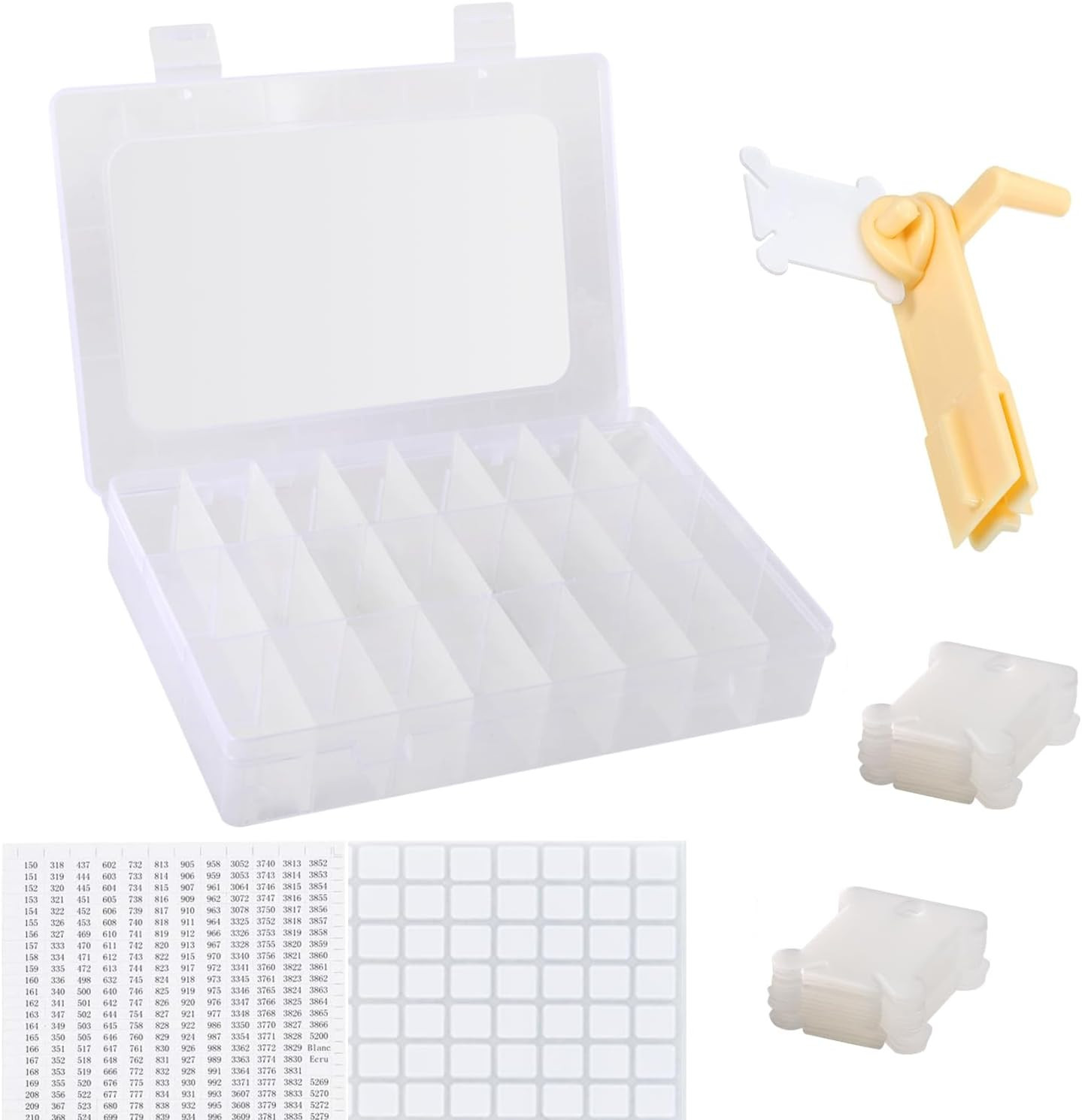 Floss Organizer, Cross Stitch Thread Storage Box Tools - Bob
