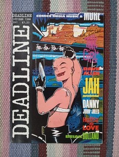 Deadline comics #1 & 2 (Oct 1988) Jamie Hewlett 1st Appearance Of Tank Girl