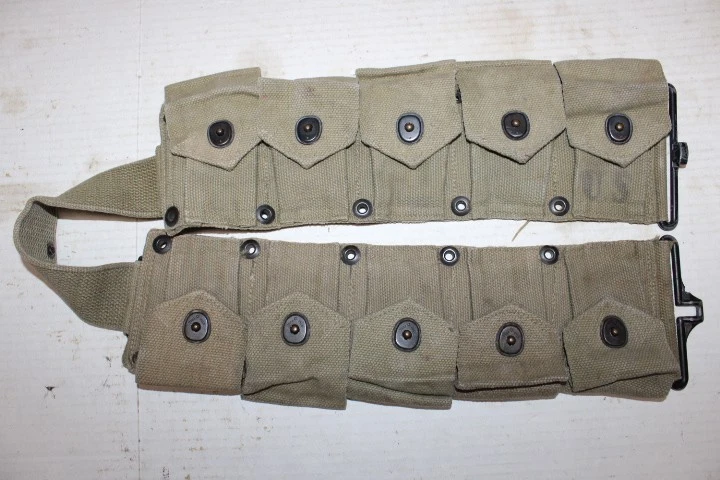 Garand Cartridge Belt In Original Ww Ii Us Field Gear & Equipment