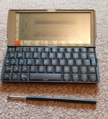 Psion 5 mx series 5 PDA with stylus tested and working handheld computer... - Image 1 of 4