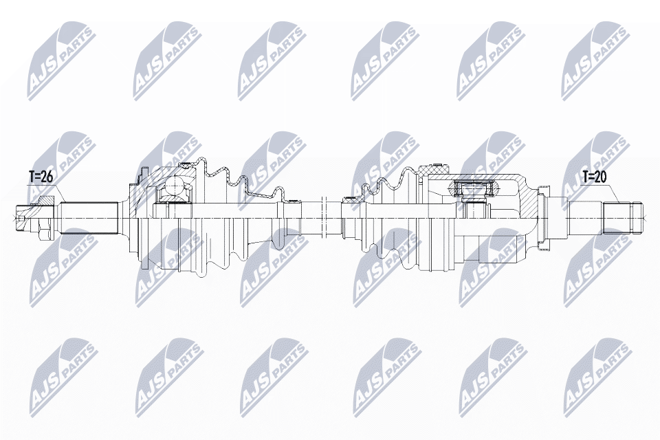 N.T.Y. NPW-TY-119.NTY Drive Shaft for TOYOTA - Image 5