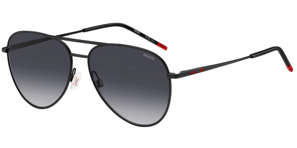 Hugo HG 1318/S Herren Sonnenbrille 003/9O Matt Schwarz/Grau Farbverlauf - Bild 1 von 1