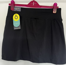 LOVELY MARKS & SPENCER GOOD MOVE BLACK TENNIS/PICKLEBALL SKORT - SIZE 12 - NEW