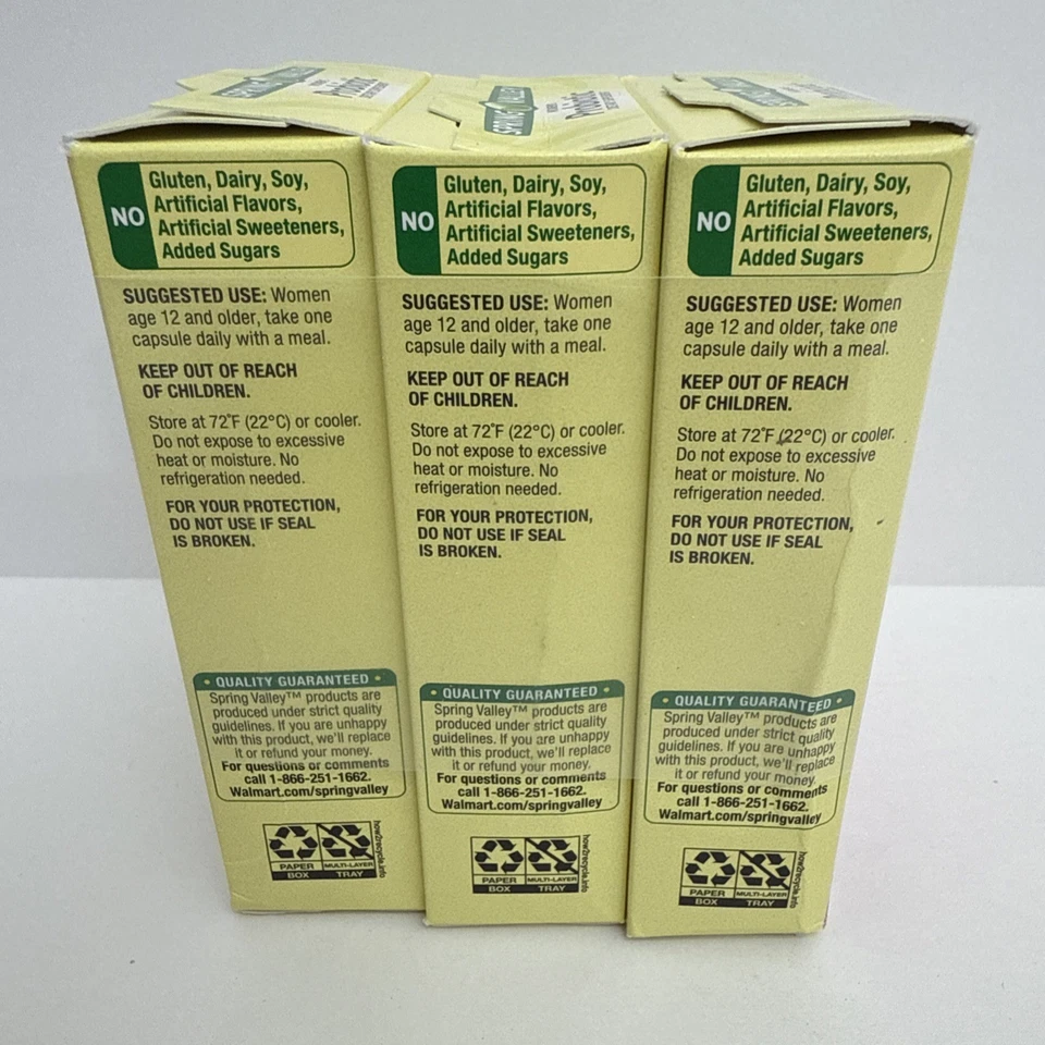 3 пробиотика для женщин Spring Valley — 1 миллиард КОЕ — запас на 90 дней — срок годности 2/27 - Изображение 4 из 4