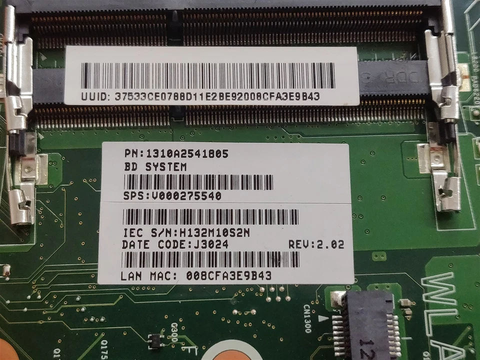 ⭐️⭐️⭐️⭐️⭐️ Laptop Motherboard 6050A2541801-MB-A02 Toshiba Satellite C855-S5350 - Image 2 of 4