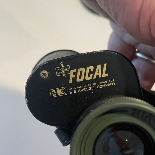 Vintage Kmart Focal Binoculars 7x35 ZWCF10 Wide Angle Box Case Manual - Picture 7 of 16
