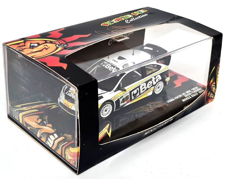 Coche modelo Minichamps 1/43 Ford Focus RS WRC Monza Rally Valentino Rossi Foto 2 de 4