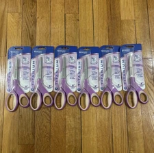 6 PACK WESTCOTT 8" STRAIGHT TITANIUM BONDED STRAIGHT SCISSORS SHEARS SET LOT NEW