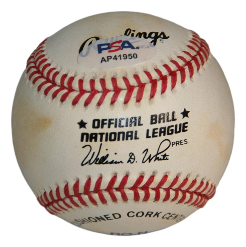 Monte Irvin Autographed Official National League Baseball PSA/DNA Giants - Image 2 of 3