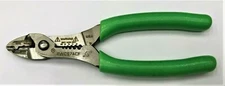 *NEW* Snap-On Wire Stripper, Cutter & Crimper, 7" *GREEN SOFT HANDLES* PWCS7ACFG