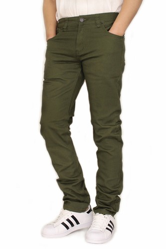 HOMMES SERGÉ STRETCH JEANS SKINNY VICTORIOUS 17 COULEURS TAILLE 26~44 * LIVRAISON RAPIDE - Photo 1 sur 40