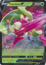 tsareena v pokemon card value Tsareena V Ultra Rare V Fusion Strike 021/264, NM Pokemon Card