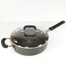 Calphalon 10" Anodized Skillet Saute Fry Pan with Glass Lid 3 Quart #5003