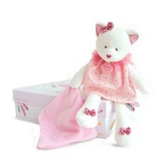 Doudou et Compagnie Dream Maker Cat Plush With Doudou Blanket DC3546 NWT