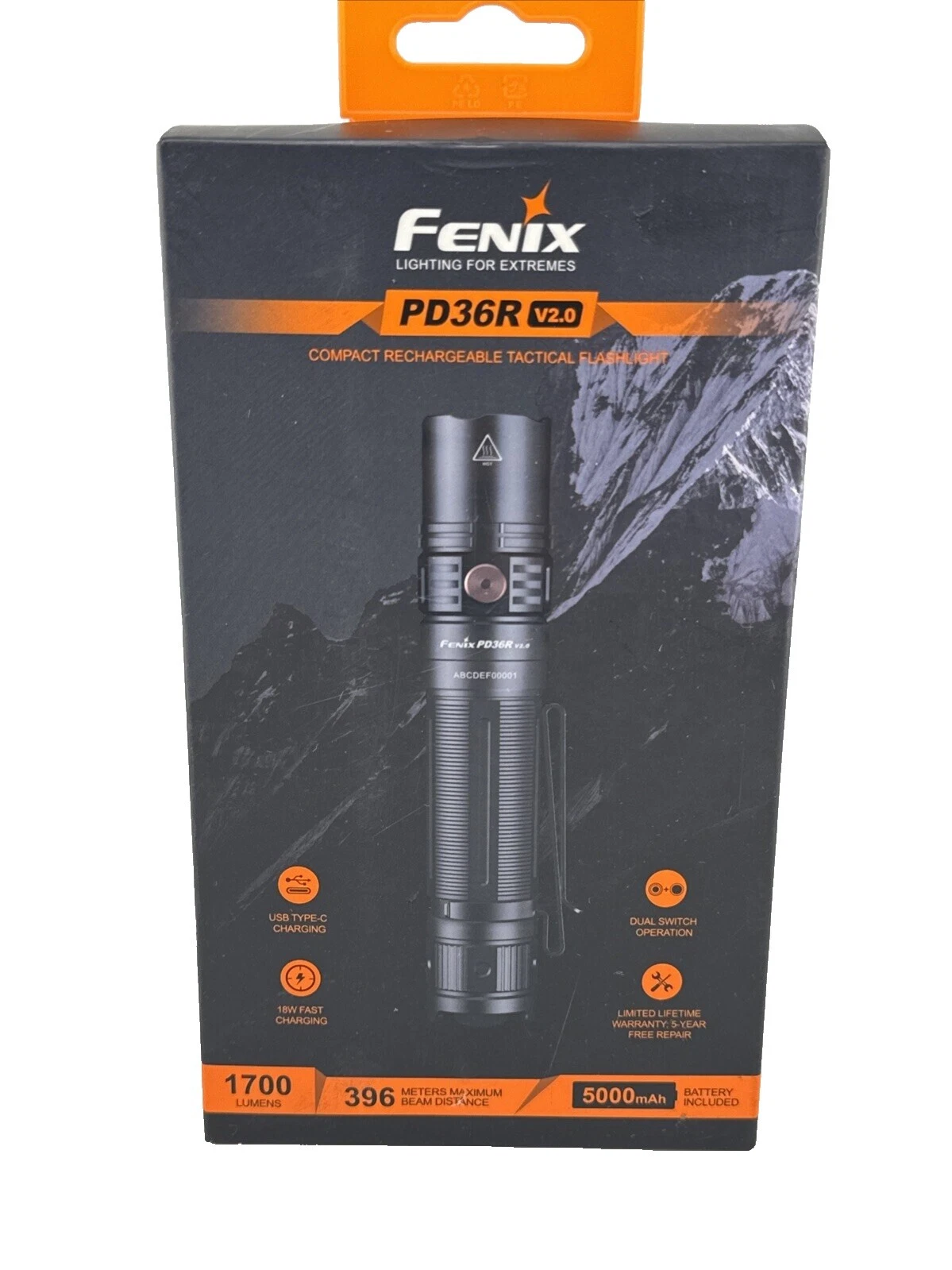 Fenix Camping & Hiking Flashlights with Wrist Strap
