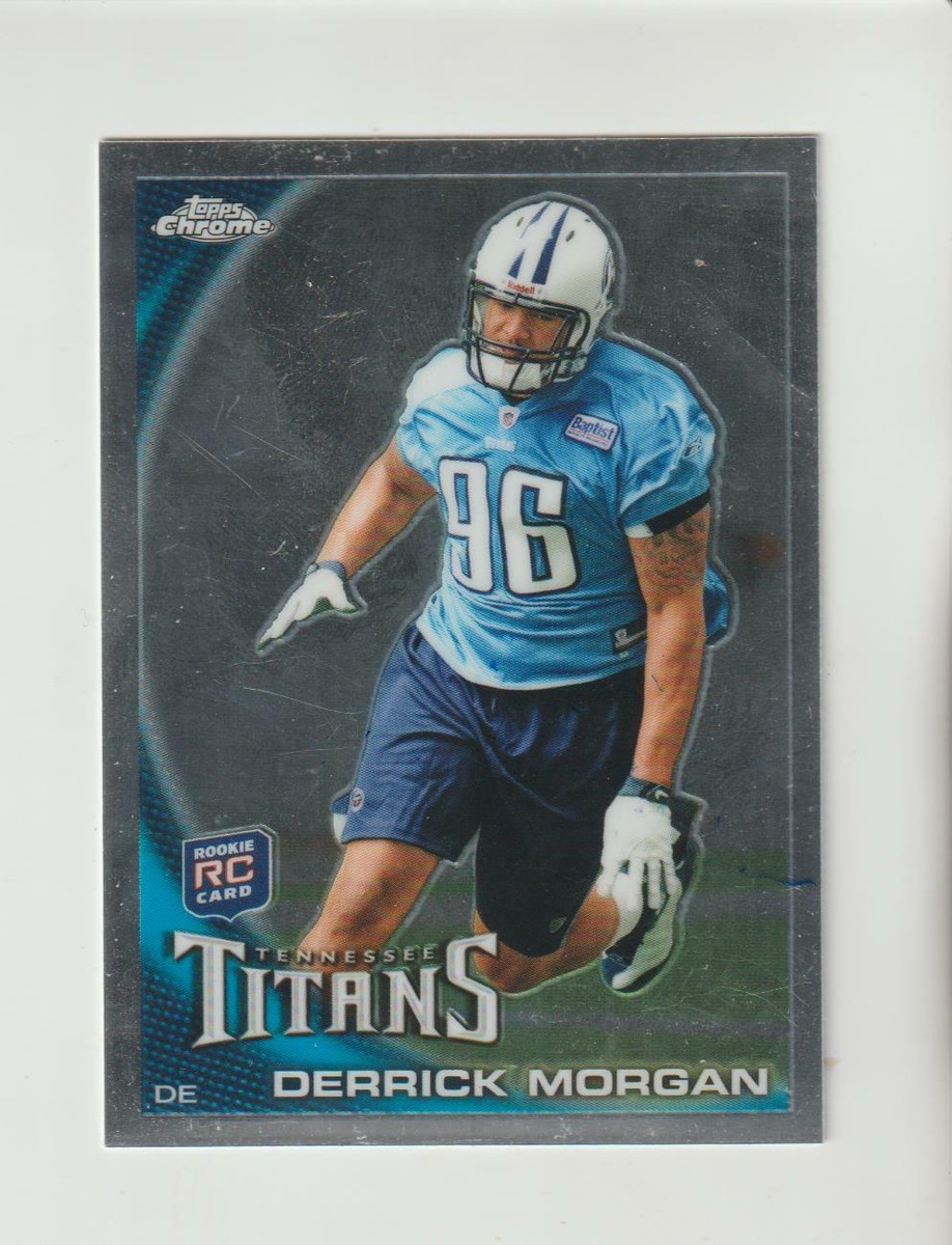 2010 Topps Chrome #C207 Derrick Morgan rookie card, Tennessee