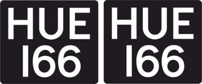 2 x HUE 166 Decals. 4x4. Off Roading vinyl decal GLOSS BLACK.