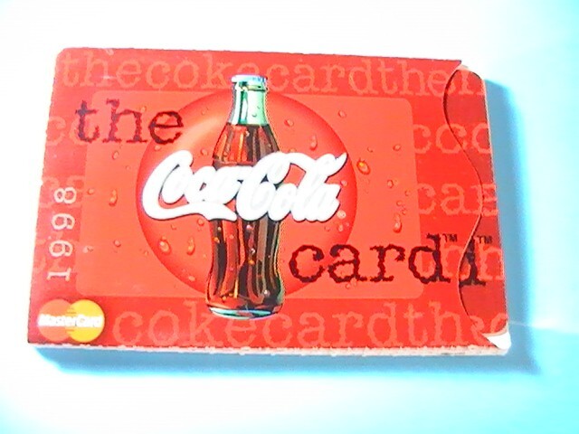 COCA-COLA GRAB A CARD DISPLAY W/CARDS 6 1999 31 1998 1 10 MINUTE