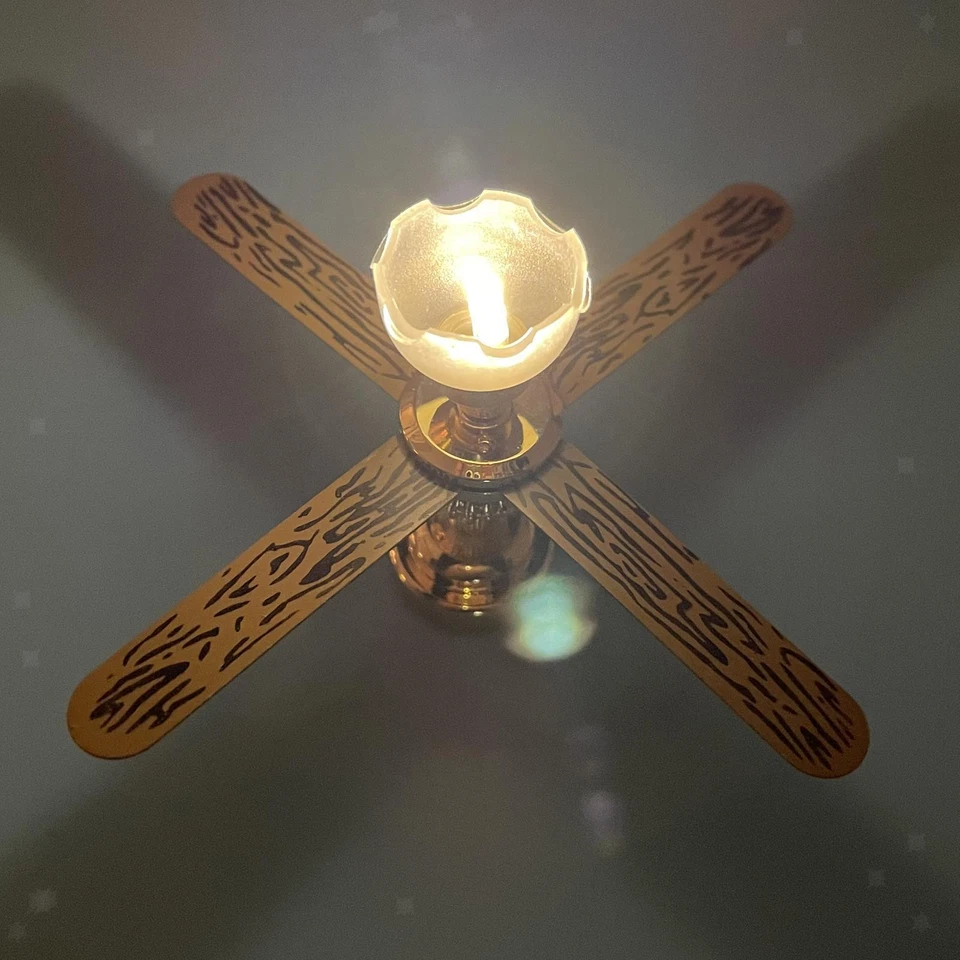 Lampada da soffitto per casa delle bambole in scala 1/12 Illuminazione a LED - Immagine 4 di 4