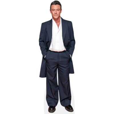 Luke Evans (White Shirt) Pappaufsteller mini