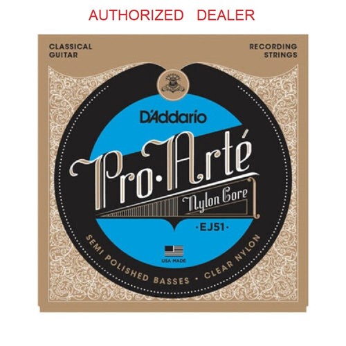Cuerdas de guitarra clásica EJ51 Pro-Arte bajos pulidos tensión dura D'Addario - Imagen 4 de 16