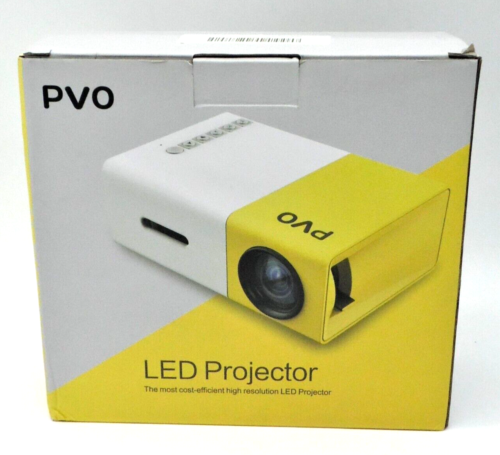 Mini Led Projector Brand new PVO Connectors Included Opened box - Picture 1 of 17