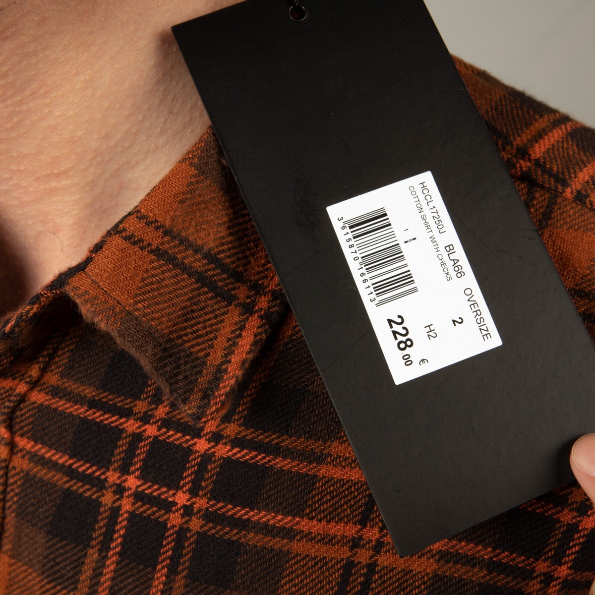 The Kooples Paris, COTTON SHIRT WITH CHECKS, men T-shirt, size M