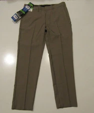 NWT Mens KENNETH COLE Slim Fit Techni-Cole Performance Pants Taupe 40 W 29 L