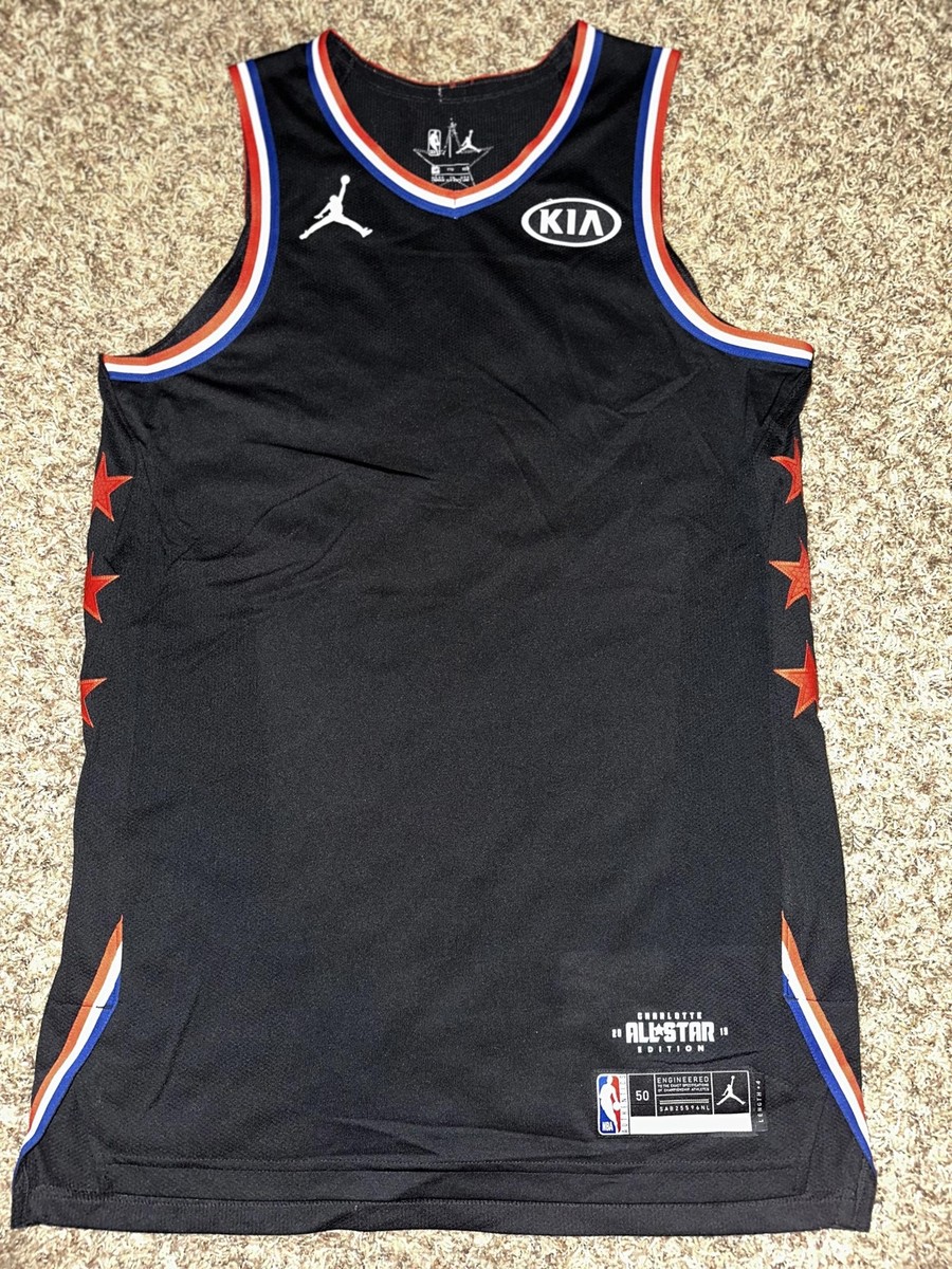 2019 NBA All-Star Game Lebron Team Vaporknit Black Jersey Blank NEW 50 +4L