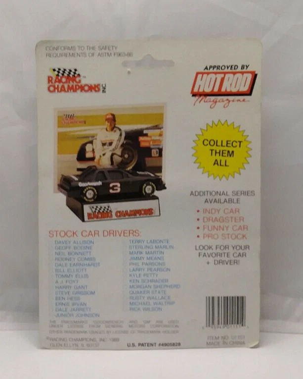 Rob Moroso #20 Crown Xtra 1989 Racing Champions 1:64 Foto 2 de 3