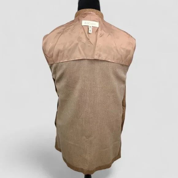 Escada Herringbone Five Button Down Cashmere/Silk… - image 7